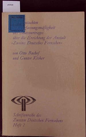 Bild des Verkufers fr Schriftenreihe des Zweiten Deutschen Fernsebens. Heft 2. zum Verkauf von Antiquariat Bookfarm