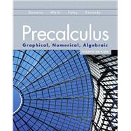 Imagen del vendedor de Precalculus Graphical, Numerical, Algebraic a la venta por eCampus