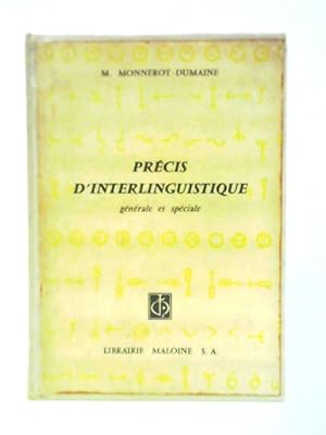 Immagine del venditore per Precis D'Interlinguistique venduto da World of Rare Books