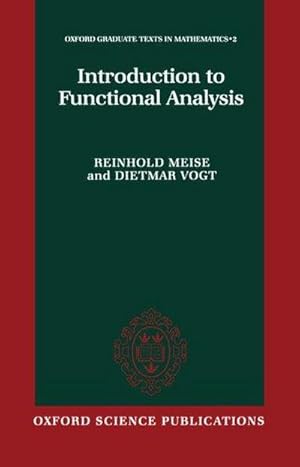 Immagine del venditore per Introduction to Functional Analysis venduto da AHA-BUCH GmbH