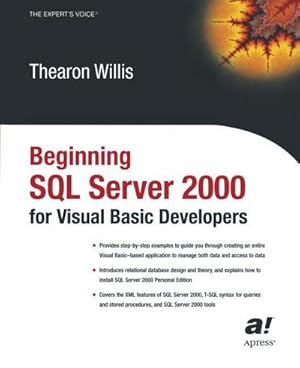 Imagen del vendedor de Beginning SQL Server 2000 for Visual Basic Developers a la venta por AHA-BUCH GmbH