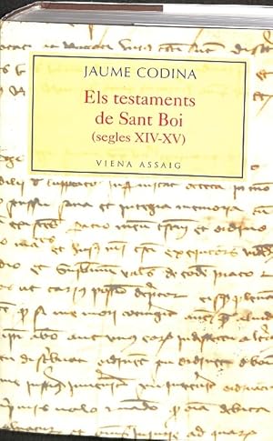 Imagen del vendedor de ELS TESTAMENTS DE SANT BOI (CATAL�N). a la venta por Librer�a Online Smile Books