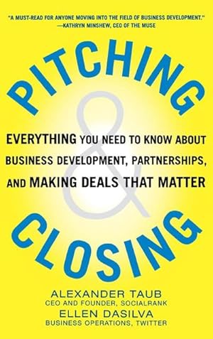 Imagen del vendedor de PITCHING AND CLOSING a la venta por AHA-BUCH GmbH