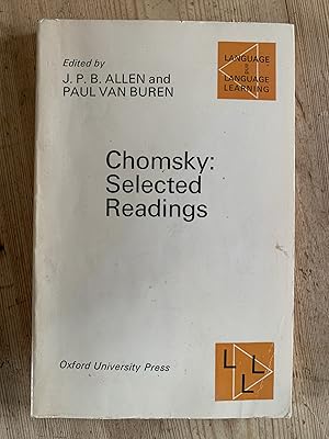 Seller image for Chomsky: Selected Readings (Language & Language Learning S.) for sale by Cambridge Recycled Books