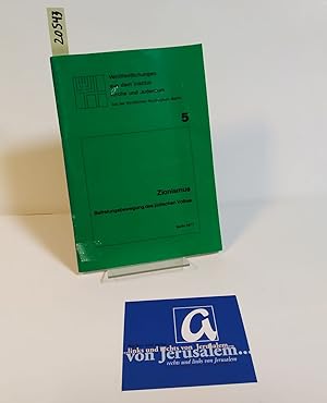 Imagen del vendedor de Zionismus - Befreiungsbewegung des j�dischen Volkes. a la venta por AphorismA gGmbH