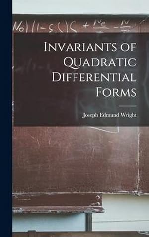 Immagine del venditore per Invariants of Quadratic Differential Forms venduto da AHA-BUCH GmbH