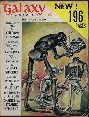Immagine del venditore per GALAXY Science Fiction: February, Feb. 1959 ("Time Killer") venduto da Books from the Crypt