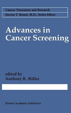 Immagine del venditore per Advances in Cancer Screening venduto da AHA-BUCH GmbH