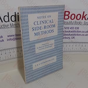 Imagen del vendedor de Notes on Clinical Side-Room Methods a la venta por BookAddiction (IOBA, IBooknet)