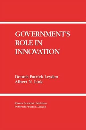 Immagine del venditore per Government's Role in Innovation venduto da AHA-BUCH GmbH