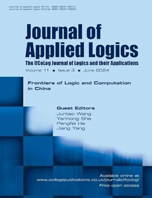 Seller image for Journal of Applied Logics, Volume 11, number 3. Special issue : Frontiers of Logic and Computation in China for sale by AHA-BUCH GmbH