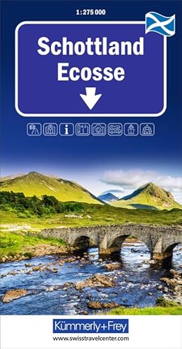 Imagen del vendedor de K�mmerly+Frey Regional-Strassenkarte Schottland 1:275.000 : Inkl. Transitpl�ne, Ortsverzeichnis und Reiseinformationen a la venta por AHA-BUCH GmbH