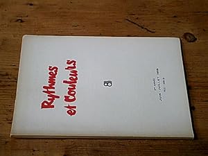 Revue Rythmes et couleurs numéro 8 - Juin-Juillet 1958 (3ème année)
