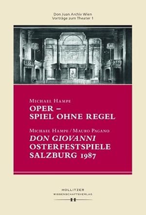 Bild des Verkufers fr Oper - Spiel ohne Regel : Vortrge zum Theater 1 zum Verkauf von AHA-BUCH GmbH