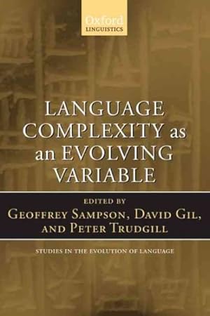 Seller image for Language Complexity As an Evolving Variable for sale by GreatBookPricesUK