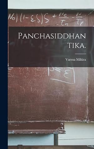 Seller image for Panchasiddhantika. for sale by AHA-BUCH GmbH