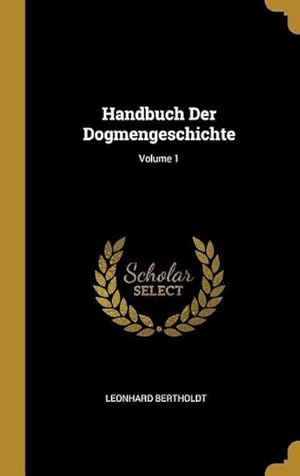 Seller image for Handbuch Der Dogmengeschichte; Volume 1 for sale by AHA-BUCH GmbH