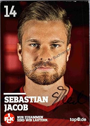 Bild des Verkufers fr Original Autogramm Sebastian Jacob 1. FCK /// Autograph signiert signed signee zum Verkauf von Antiquariat im Kaiserviertel | Wimbauer Buchversand