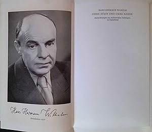 Immagine del venditore per Ohne Stein und ohne Namen : Aufzeichnungen aus stalinist. Todeslagern in Deutschland. venduto da books4less (Versandantiquariat Petra Gros GmbH & Co. KG)