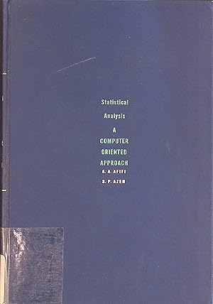 Bild des Verk�ufers f�r Statistical Analysis: A Computer Oriented Approach zum Verkauf von books4less (Versandantiquariat Petra Gros GmbH & Co. KG)