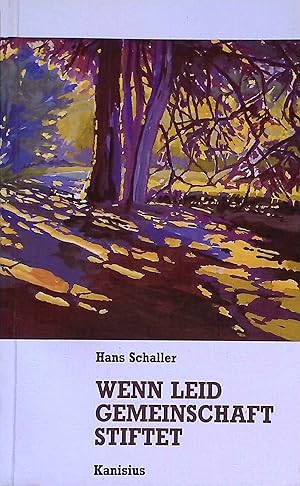 Imagen del vendedor de Wenn Leid Gemeinschaft stiftet : vom Leben mit geistig Behinderten. a la venta por books4less (Versandantiquariat Petra Gros GmbH & Co. KG)