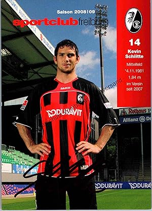 Bild des Verk�ufers f�r Original Autogramm Kevin Schlitte SC Freiburg /// Autograph signiert signed signee Saison 2008 / 2009 zum Verkauf von Antiquariat im Kaiserviertel | Wimbauer Buchversand