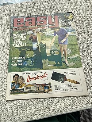 Imagen del vendedor de EASY. 6th July 1968. His & her do-it-youself weekly. The Magazine that pays for itself a la venta por SAVERY BOOKS