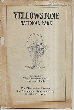 Immagine del venditore per Yellowstone National Park venduto da Alan Newby