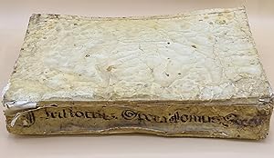 Bild des Verk�ufers f�r Aristotelis Stagiritae, Philosophorum omnium facile principis, opera, quai in hunc usque diem extant omnia, Latinitate partim antea, partim nunc primum � uiris doctissimis donata, & Gr�cum ad exemplar diligenter recognita. Omnia in Tres Tomos Digesta. Accesserunt in singulos libros argumenta, nunc primum ex optimus Gr�corum Commentariis in Latinam linguam conversa & suis qu�q; locis apposita (Operum Aristotelis Tomus Secundus Physiologiam Eius Totam Complectens, una cum argumentis in libros singulos quae, ex nunc primum conversa optimistic Graecorum commentariis, & adiecta fuere) zum Verkauf von Ken Sanders Rare Books, ABAA