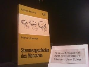 Immagine del venditore per Stammesgeschichte des Menschen. Urbanb�cher ; 110 venduto da Der Buchecker