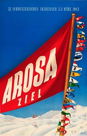 Arosa 1943 Swiss Ski Races Switzerland