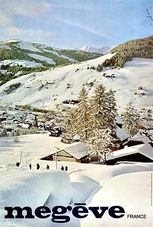 Megeve France Ski Resort Winter