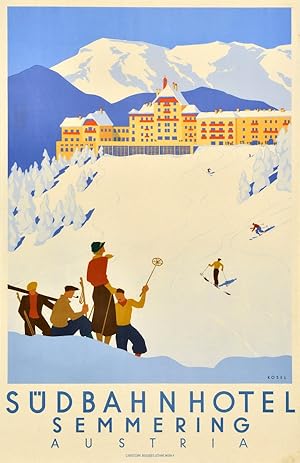 Sudbahnhotel Semmering Skiing Art Deco