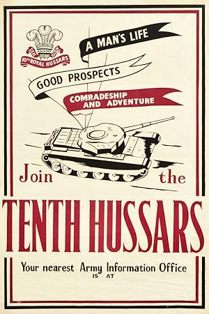 Tenth Hussars Recruitment Army