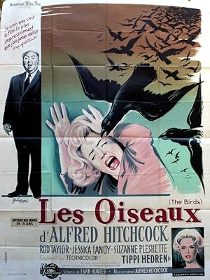 Seller image for The Birds Alfred Hitchcock for sale by AntikBar Original Vintage Posters