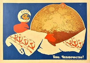 Soviet Cosmonaut Space Moon USSR