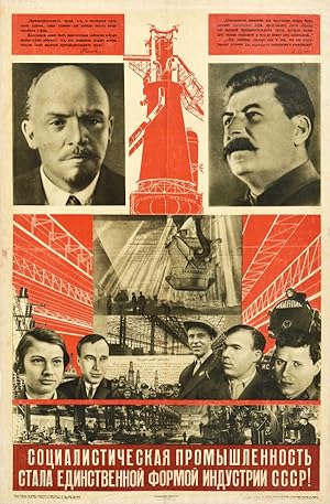 Socialist Industry USSR Lenin Stalin Factories