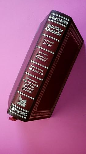 Bild des Verk�ufers f�r DADDY. - FOSSEY, DIAN. Gorillas im Nebel. - Braunburg, Rudolf zum Verkauf von Butterfly Books GmbH & Co. KG