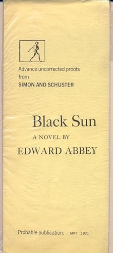Black Sun (Advance Uncorrected Proofs)