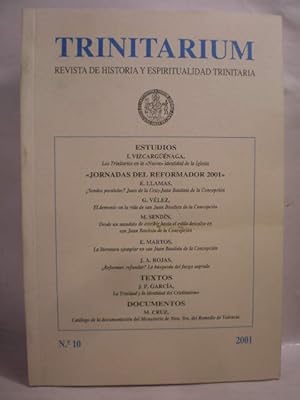 Immagine del venditore per Trinitarium. Revista de historia y espiritualidad trinitaria. N� 10 - 2001 Jornadas del reformador 2001 venduto da Librer�a Antonio Azor�n