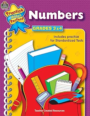 Imagen del vendedor de Numbers Grades, Grades 3-4 (Practice Makes Perfect series) a la venta por clickgoodwillbooks