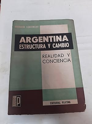 Imagen del vendedor de Argentina estructura y cambio a la venta por NAVEBOOKS