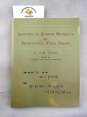 Bild des Verkufers fr Lectures on Quantum Mechanics and Relativistic Field Theory ISBN 10: 1614273340 / ISBN 13: 9781614273349 zum Verkauf von Chiemgauer Internet Antiquariat GbR
