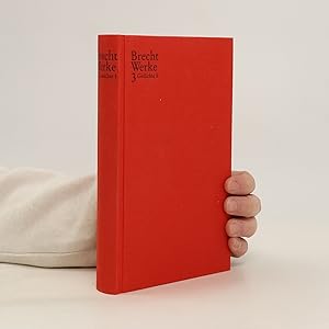 Bild des Verk�ufers f�r Brecht Werke 3 Gedichte 1 zum Verkauf von Bookbot