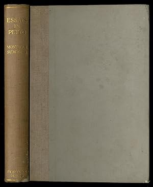 Seller image for Essays in Petto for sale by Between the Covers-Rare Books, Inc. ABAA