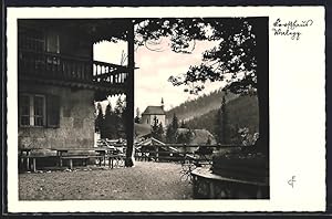 Bild des Verkufers fr Ansichtskarte Rottach / Tegernsee, Gasthaus-Forsthaus Valepp zum Verkauf von Bartko-Reher