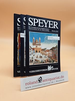 Imagen del vendedor de SPEYER (30. Jahrgang 1990 unkomplett; Fr�hling, Sommer, Herbst = 3 Hefte). Speyerer Vierteljahreshefte. a la venta por Roland Antiquariat UG haftungsbeschr�nkt