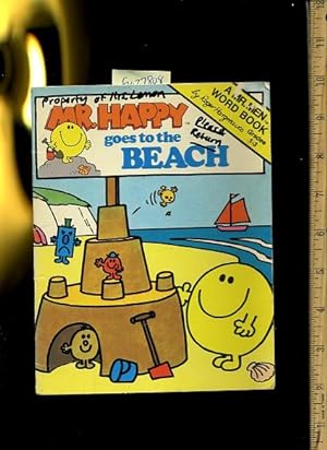 Seller image for Mr. Happy Goes to the Beach [Pictorial Children's Reader, Learning to Read, Skill building] for sale by GREAT PACIFIC BOOKS