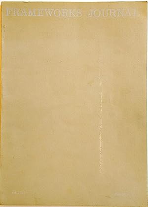 Imagen del vendedor de FRAMEWORKS JOURNAL a la venta por Marcus Campbell Art Books
