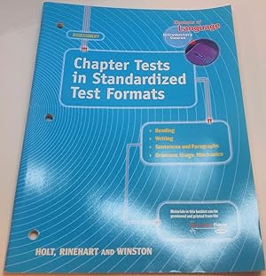 Seller image for Elements of Language, Introductory Course, Chapter Tests in Standardized Test Formats for sale by Fables Books